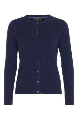 Alexia - cashmere cardigan - Indigo Blå