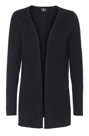 Estelle - cashmere cardigan med sten - Sort