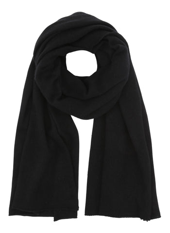 Luna - kæmpetørklæde i cashmere - Sort