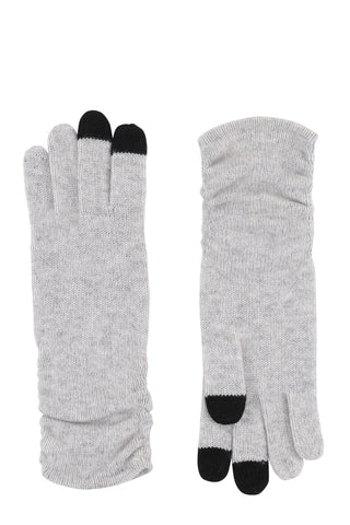 Touch - cashmere handsker - Lysegrå
